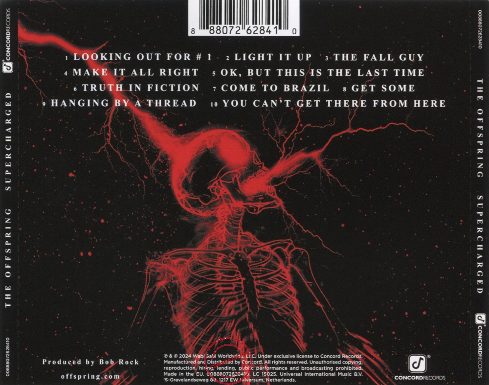 Audio CD: Offspring (2024) Supercharged Audio CD: Offspring (2024) Supercharged