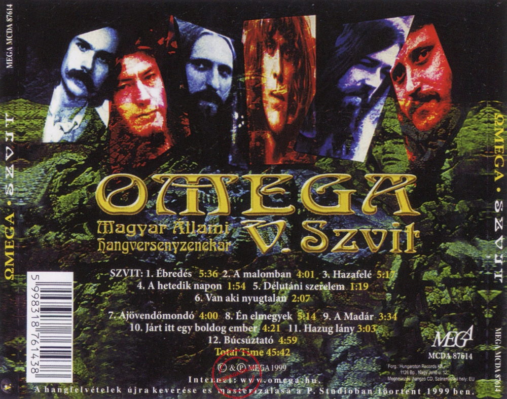 Audio CD: Omega (5) (1973) Szvit Audio CD: Omega (5) (1973) Szvit