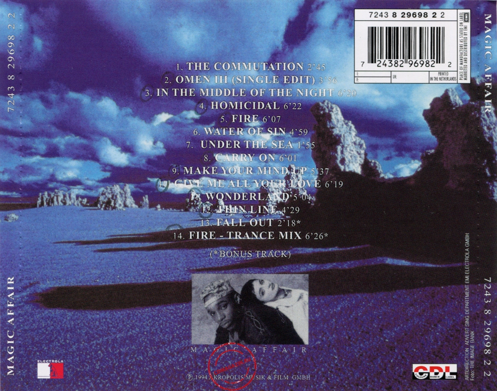 Audio CD: Magic Affair (1994) Omen (The Story Continues...) Audio CD: Magic Affair (1994) Omen (The Story Continues...)
