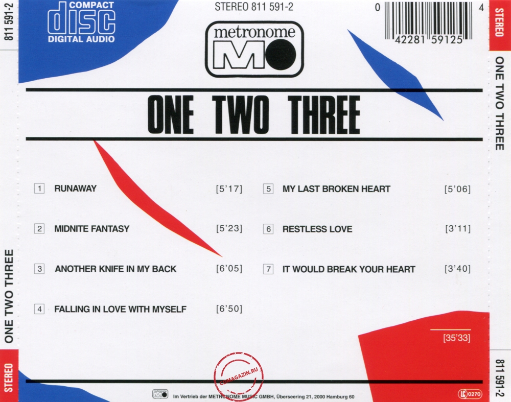Audio CD: One Two Three (1983) One Two Three