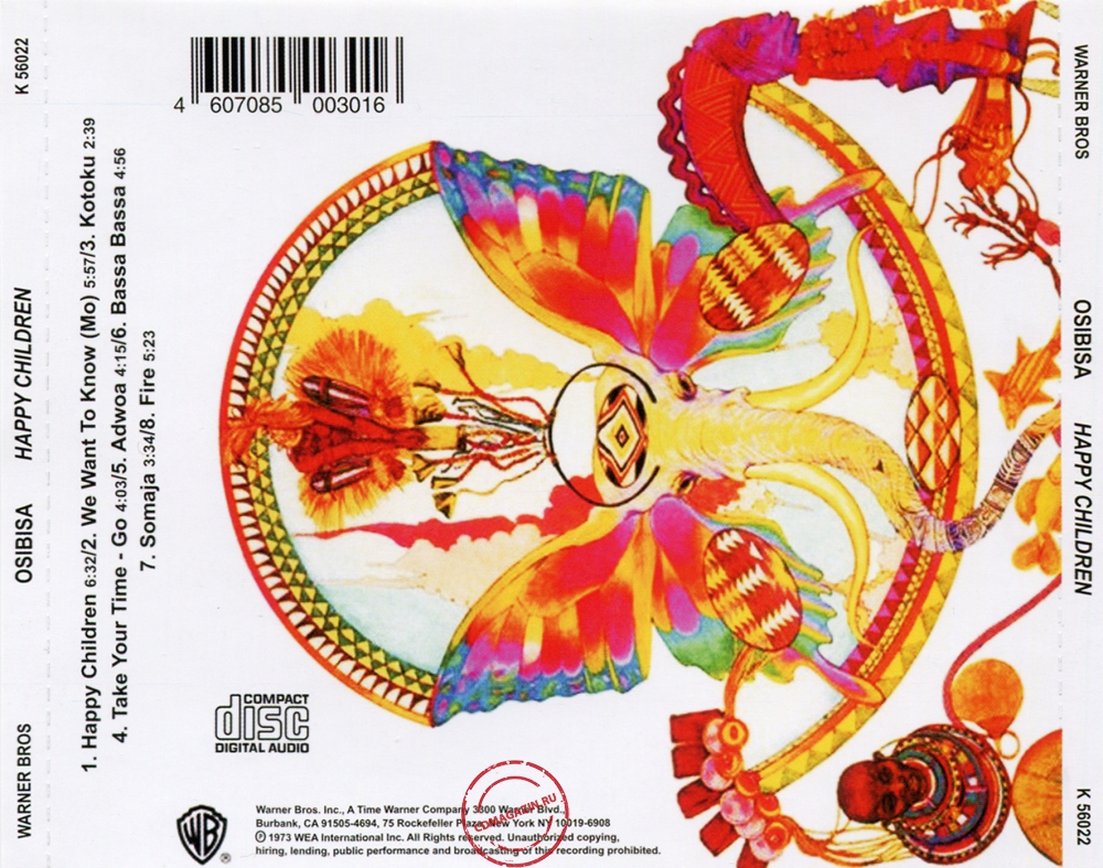 Audio CD: Osibisa (1973) Happy Children Audio CD: Osibisa (1973) Happy Children