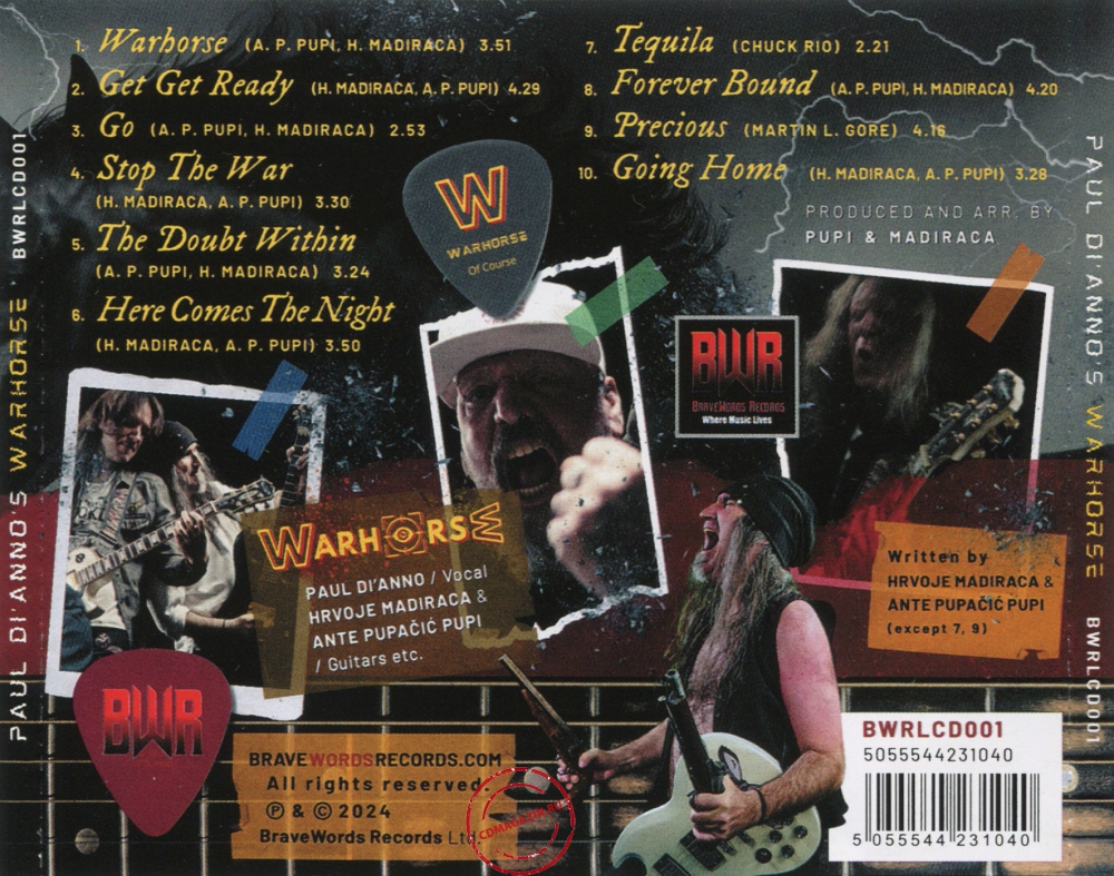 Audio CD: Paul Di'Anno's Warhorse (2024) Paul Di'Anno's Warhorse Audio CD: Paul Di'Anno's Warhorse (2024) Paul Di'Anno's Warhorse