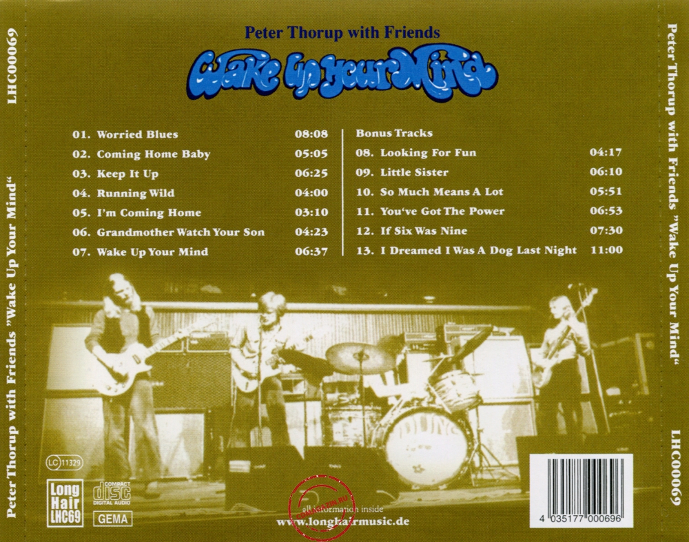 Audio CD: Peter Thorup With Friends (1970) Wake Up Your Mind