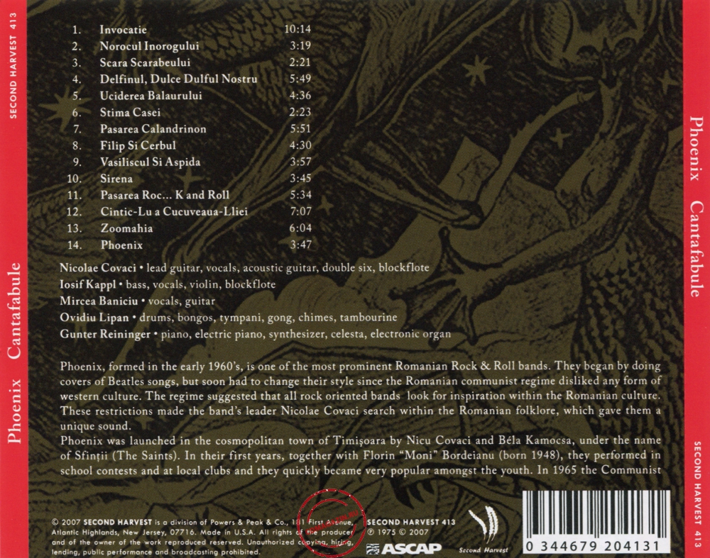 Audio CD: Phoenix (23) (1975) Cantafabule