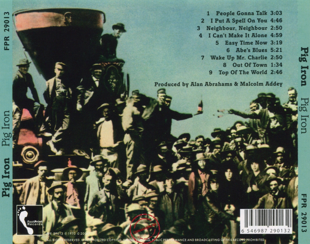 Audio CD: Pig Iron (1970) Pig Iron
