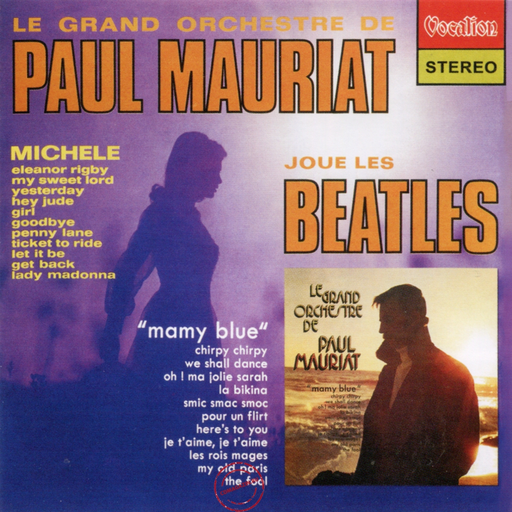 Audio CD: Paul Mauriat (1972) Plays The Beatles + Mamy Blue Audio CD: Paul Mauriat (1972) Plays The Beatles + Mamy Blue