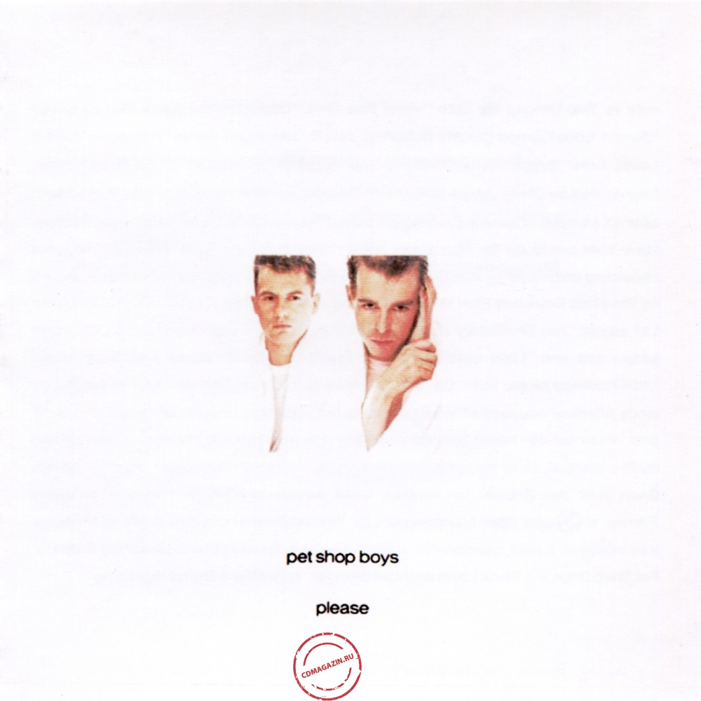 Audio CD: Pet Shop Boys (1986) Please Audio CD: Pet Shop Boys (1986) Please