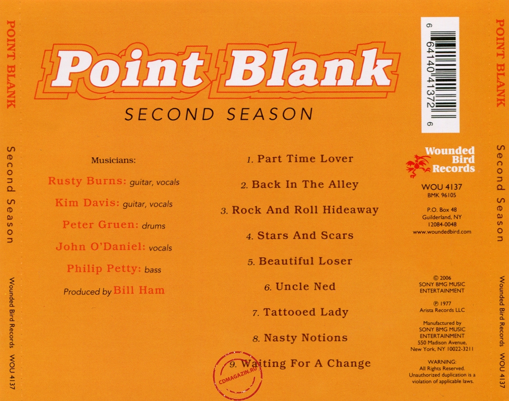 Audio CD: Point Blank (9) (1977) Second Season