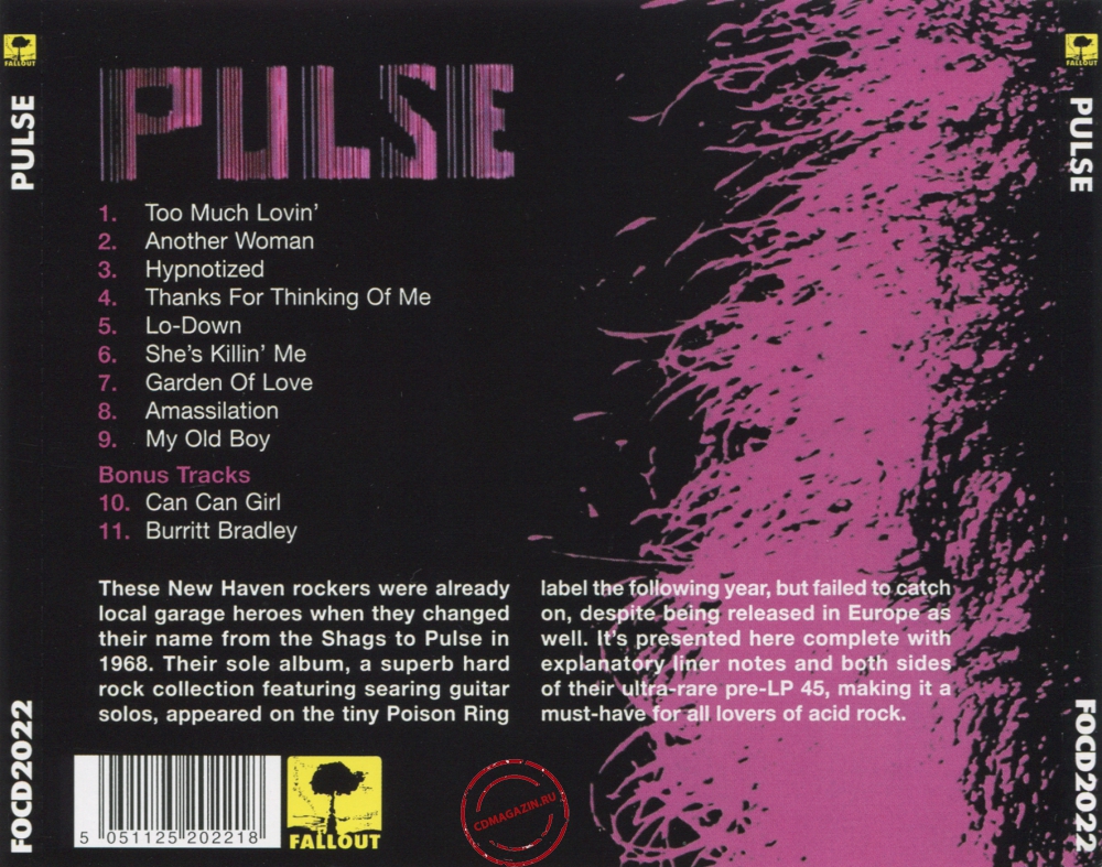 Audio CD: Pulse (20) (1968) Pulse