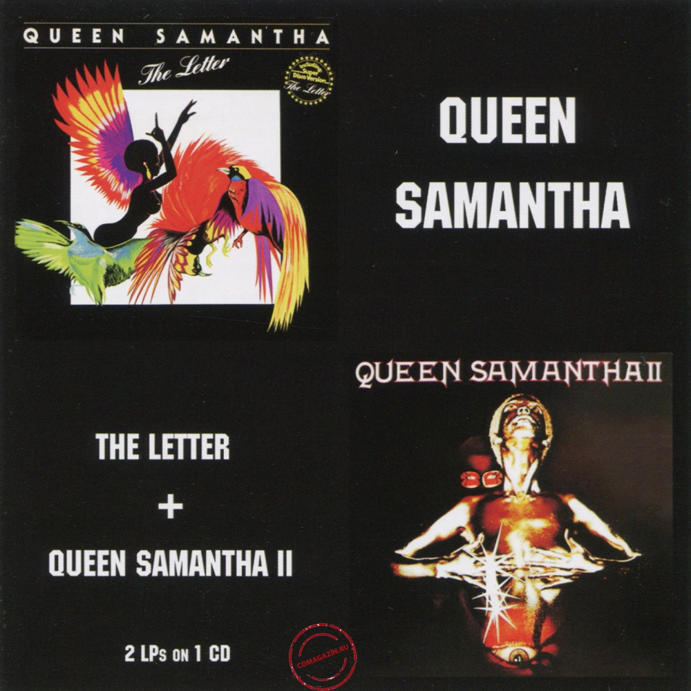 Audio CD: Queen Samantha (1978) The Letter + Queen Samantha Audio CD: Queen Samantha (1978) The Letter + Queen Samantha
