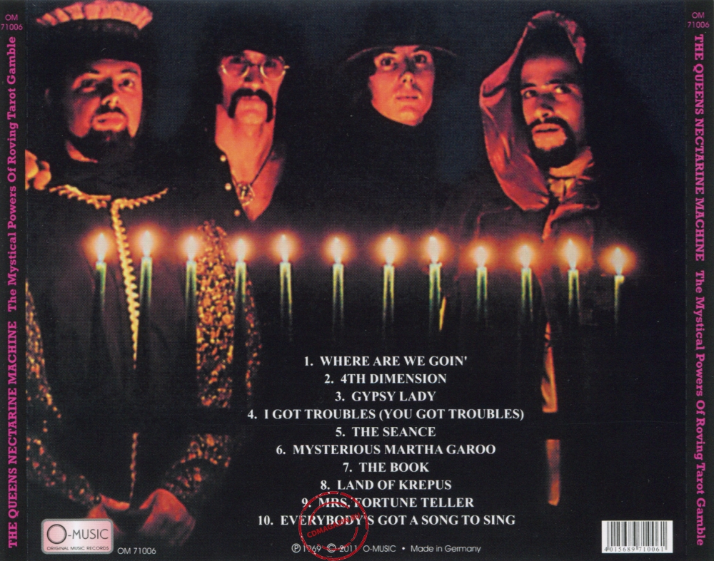 Audio CD: Queen's Nectarine Machine (1969) The Mystical Powers Of Roving Tarot Gamble