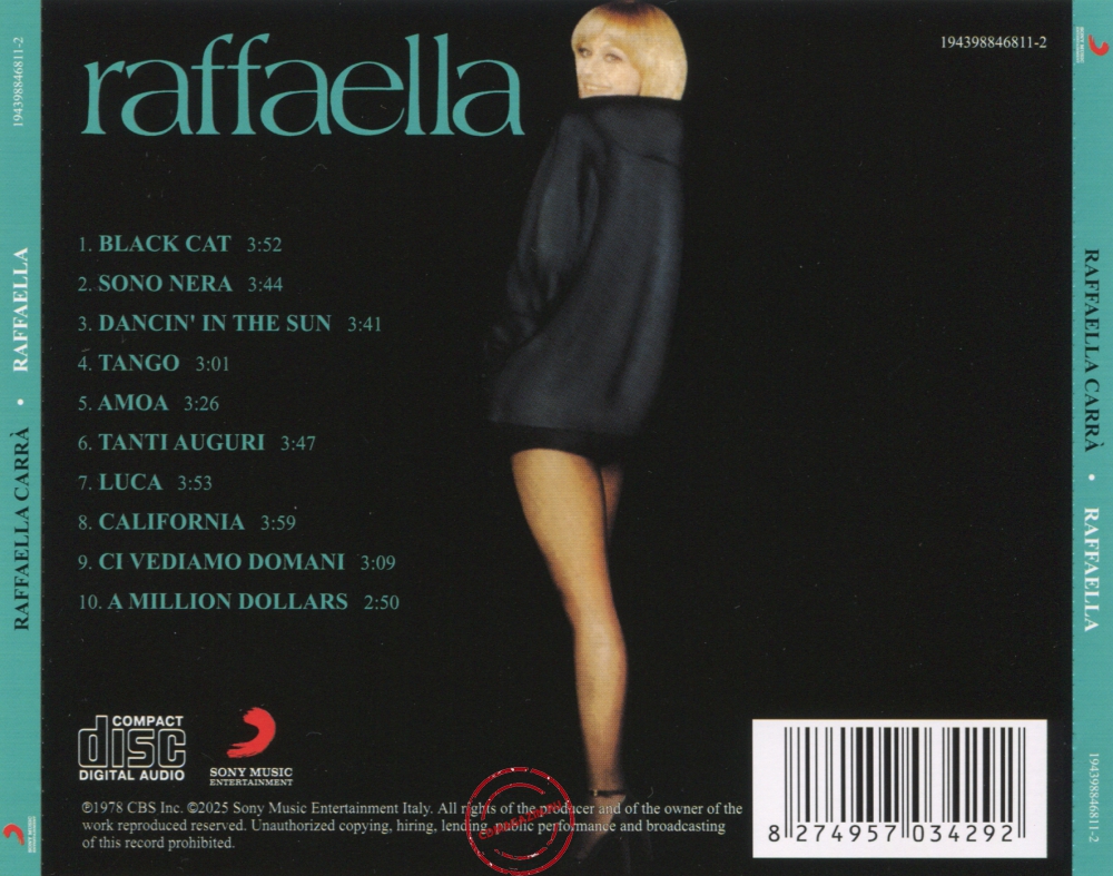 Audio CD: Raffaella Carra (1978) Raffaella Audio CD: Raffaella Carra (1978) Raffaella