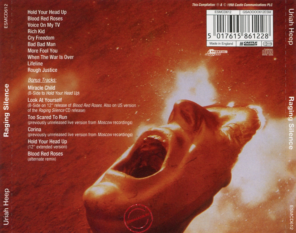 Audio CD: Uriah Heep (1989) Raging Silence