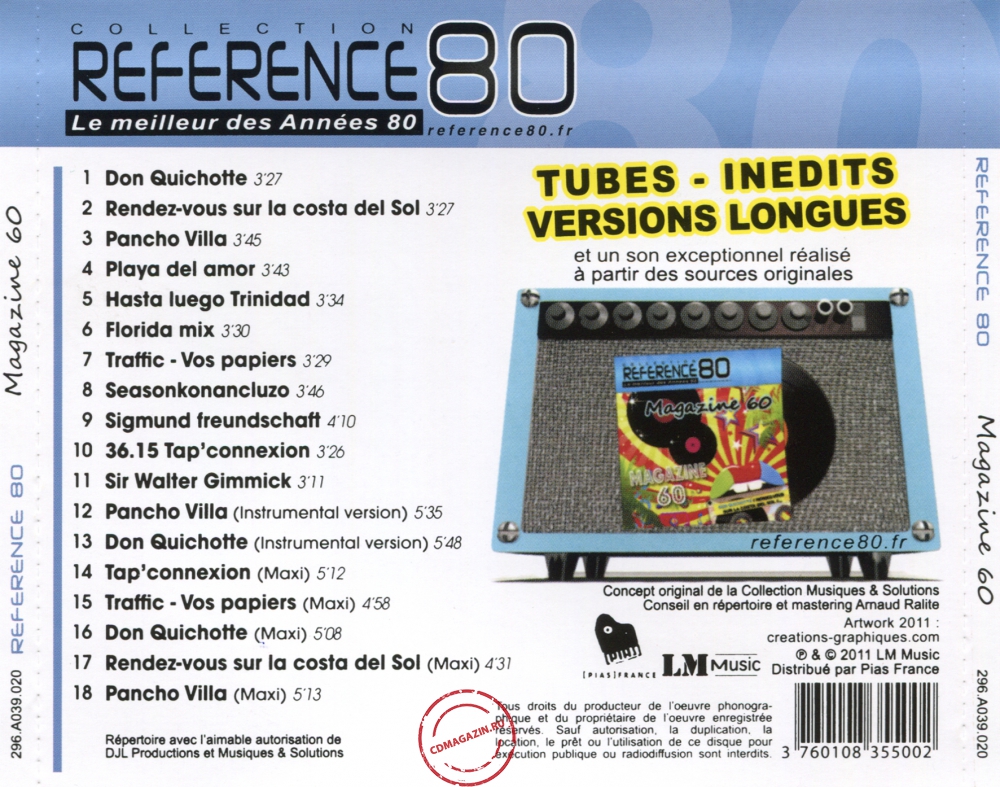 Audio CD: Magazine 60 (2011) Reference 80