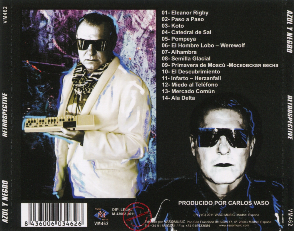 Audio CD: Azul Y Negro (2011) Retrospective Audio CD: Azul Y Negro (2011) Retrospective