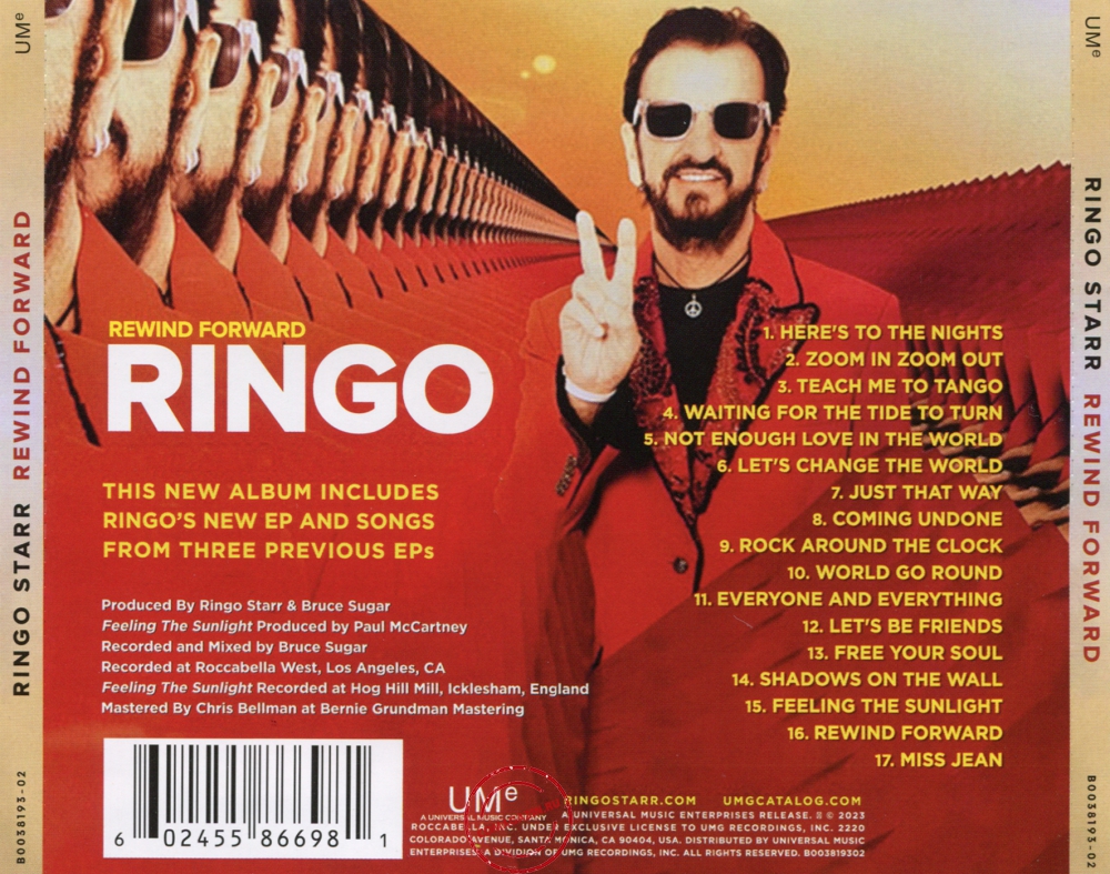 Audio CD: Ringo Starr (2023) Rewind Forward