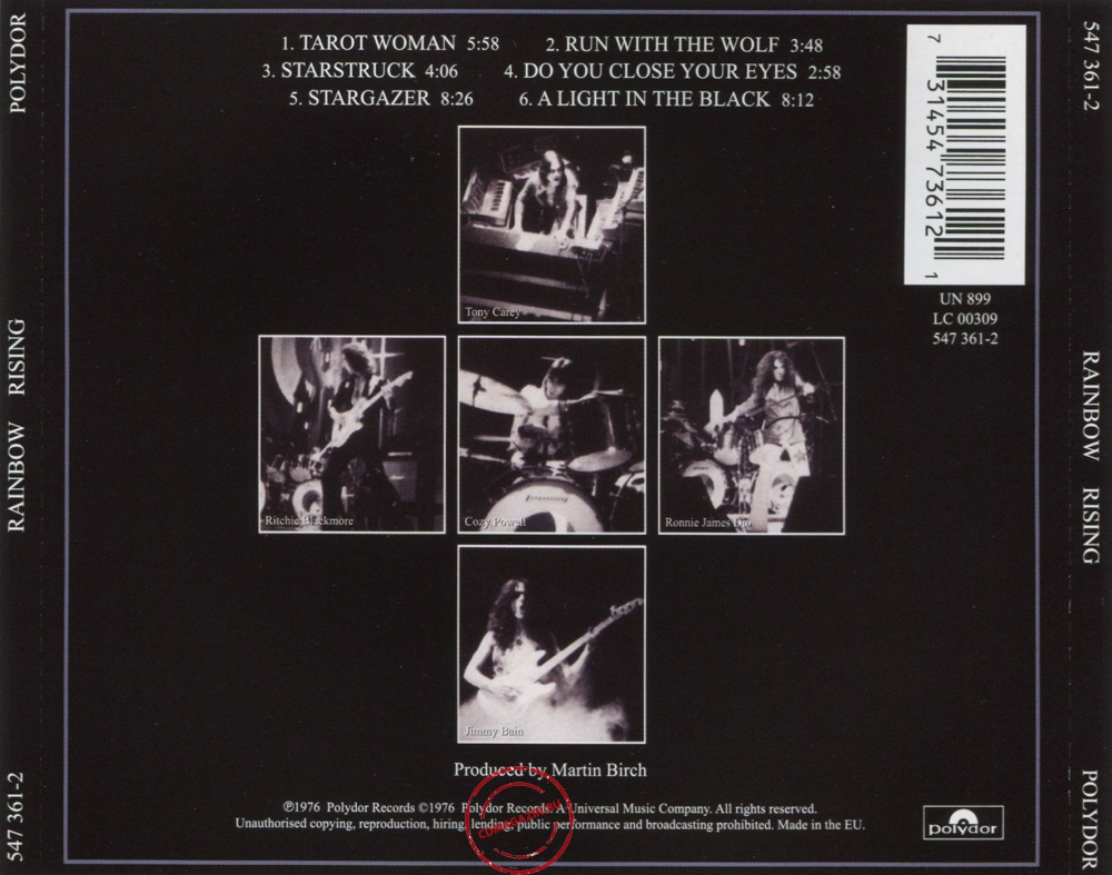 Audio CD: Rainbow (1976) Rising Audio CD: Rainbow (1976) Rising