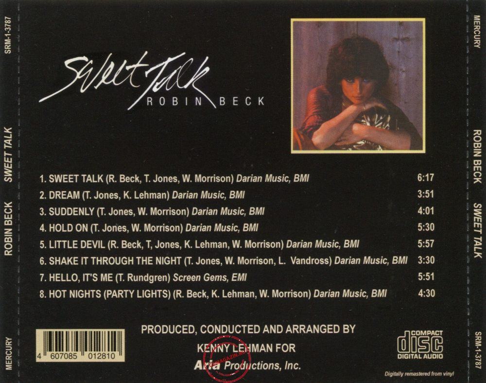 Audio CD: Robin Beck (1979) Sweet Talk Audio CD: Robin Beck (1979) Sweet Talk