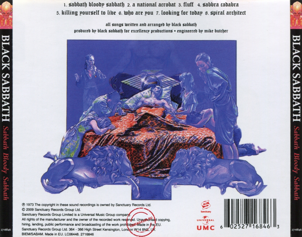 Audio CD: Black Sabbath (1973) Sabbath Bloody Sabbath Audio CD: Black Sabbath (1973) Sabbath Bloody Sabbath