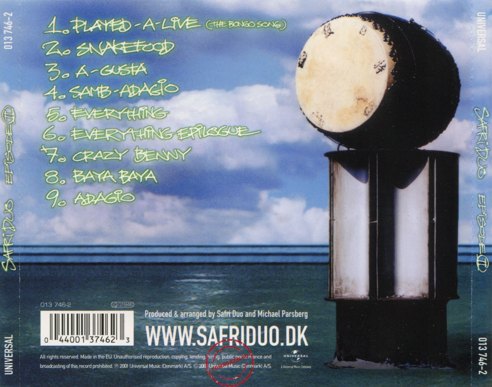 Audio CD: Safri Duo (2001) Episode II