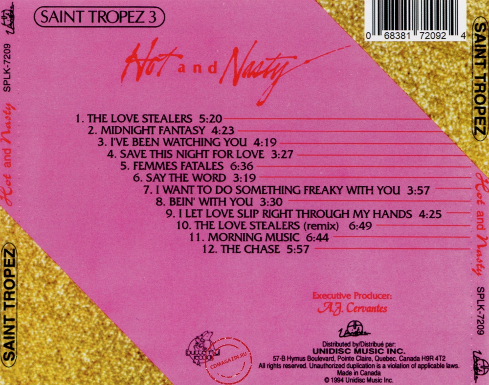 Audio CD: Saint Tropez (1982) Hot And Nasty