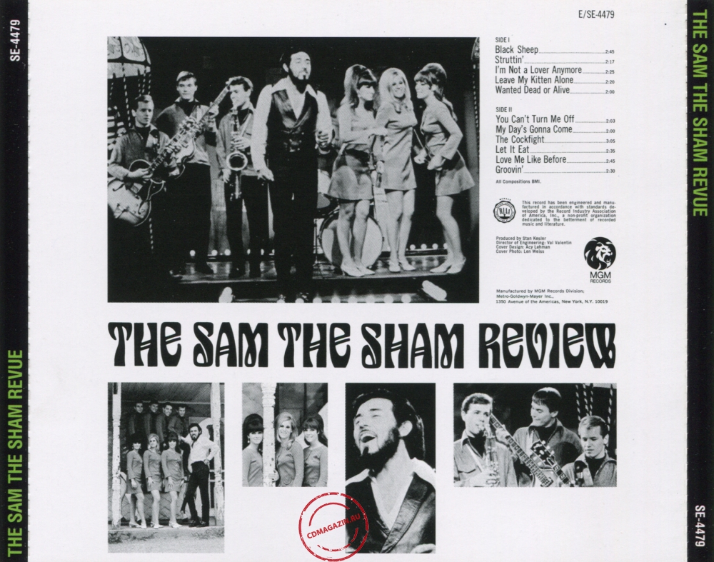 Audio CD: Sam The Sham & The Pharaohs (1966) The Sam The Sham Revue