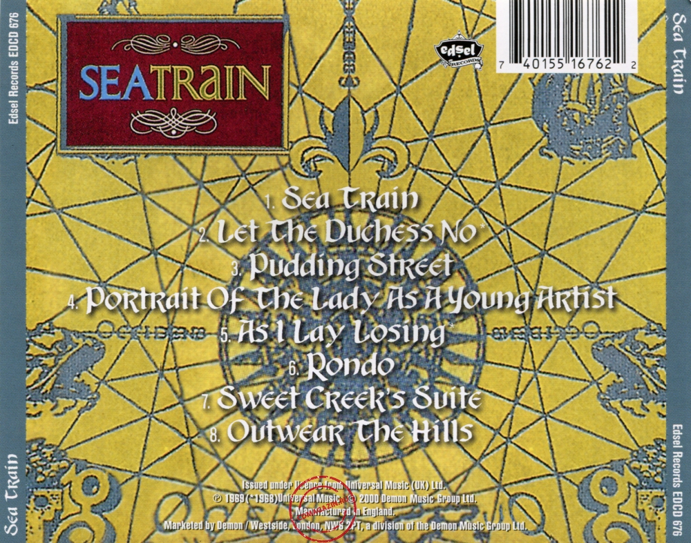 Audio CD: Sea Train (1969) Sea Train