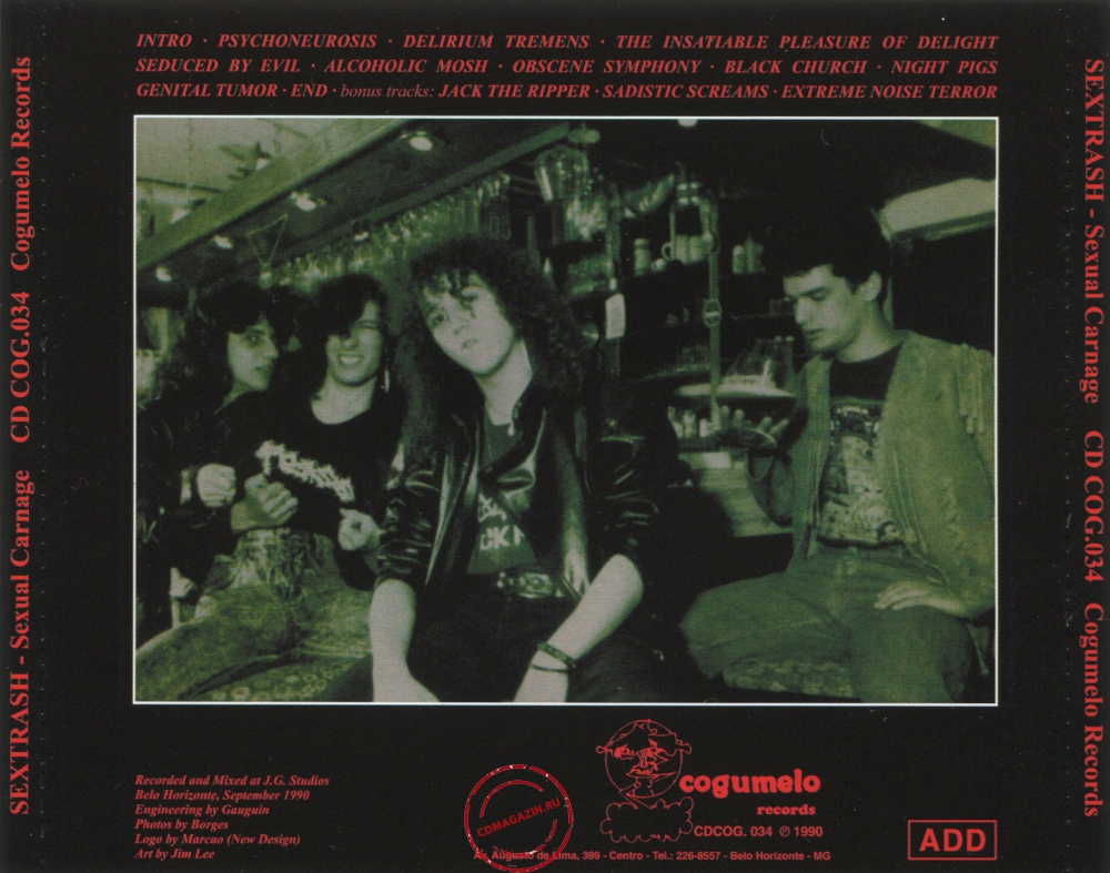 Audio CD: Sextrash (1990) Sexual Carnage Audio CD: Sextrash (1990) Sexual Carnage
