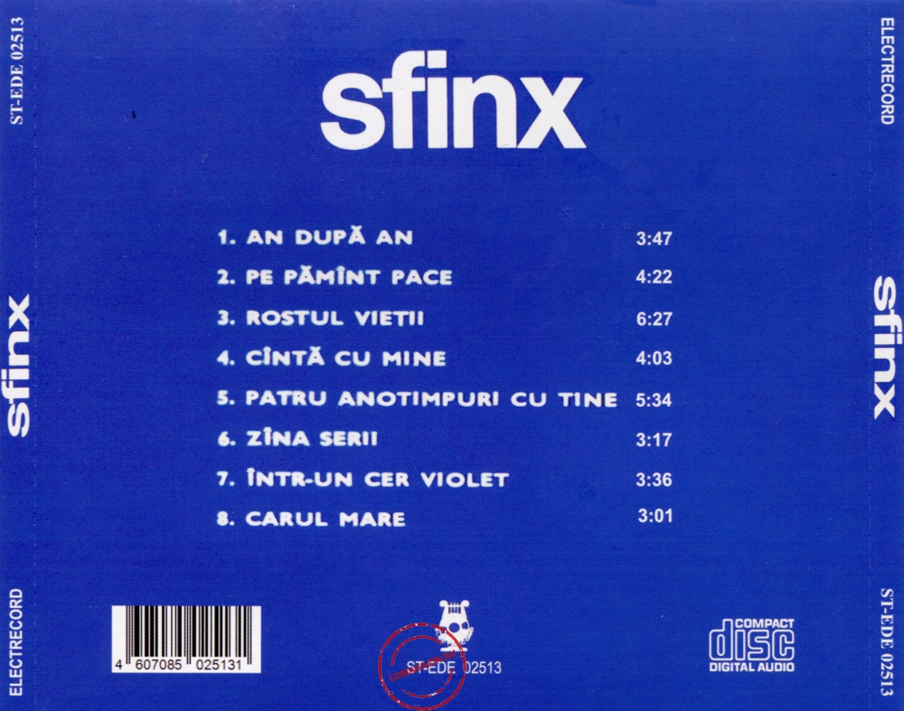 Audio CD: Sfinx (3) (1984) Sfinx Audio CD: Sfinx (3) (1984) Sfinx