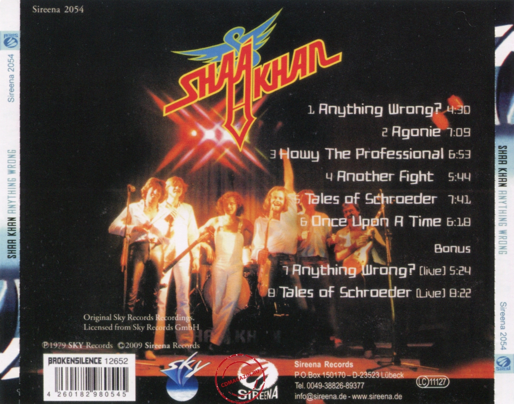 Audio CD: Shaa Khan (1979) Anything Wrong? Audio CD: Shaa Khan (1979) Anything Wrong?