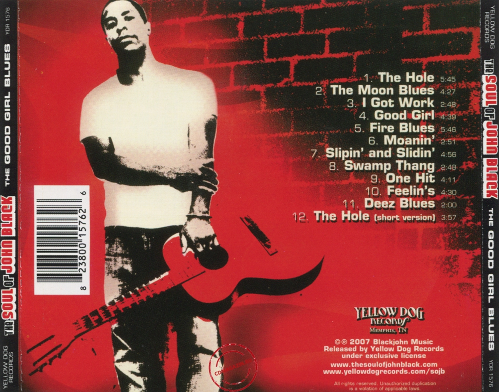 Audio CD: Soul Of John Black (2007) The Good Girl Blues Audio CD: Soul Of John Black (2007) The Good Girl Blues