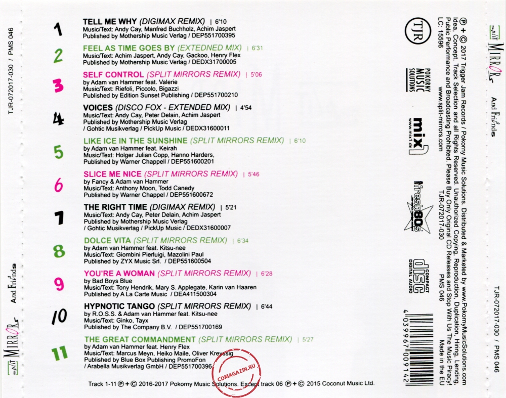Audio CD: Split Mirrors (2017) Split Mirrors & Friends Audio CD: Split Mirrors (2017) Split Mirrors & Friends