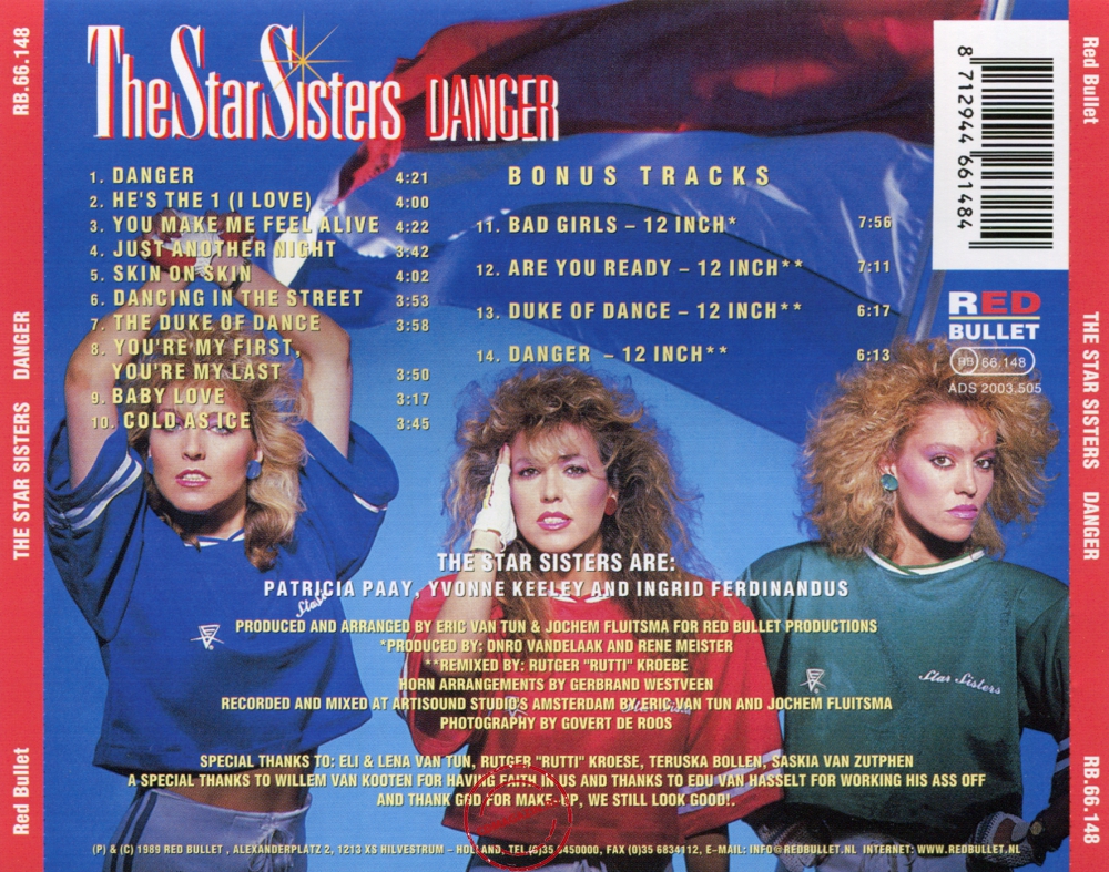 Audio CD: Star Sisters (1985) Danger Audio CD: Star Sisters (1985) Danger