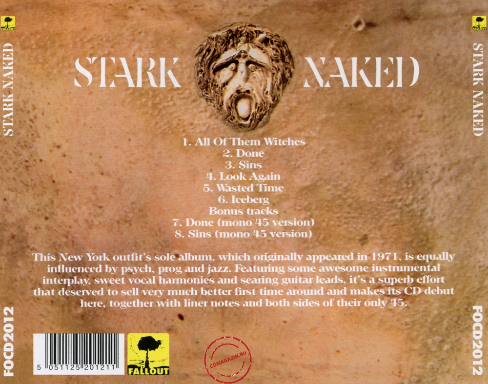 Audio CD: Stark Naked (1971) Stark Naked