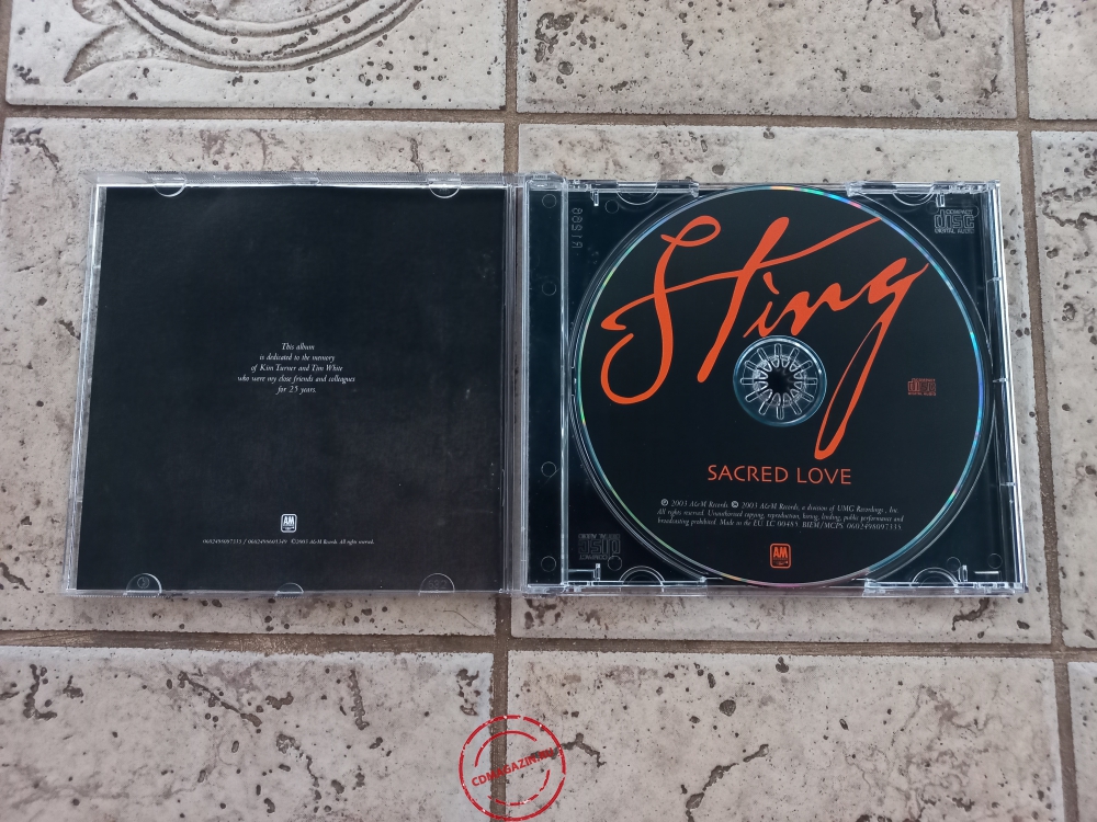 Audio CD: Sting (2003) Sacred Love