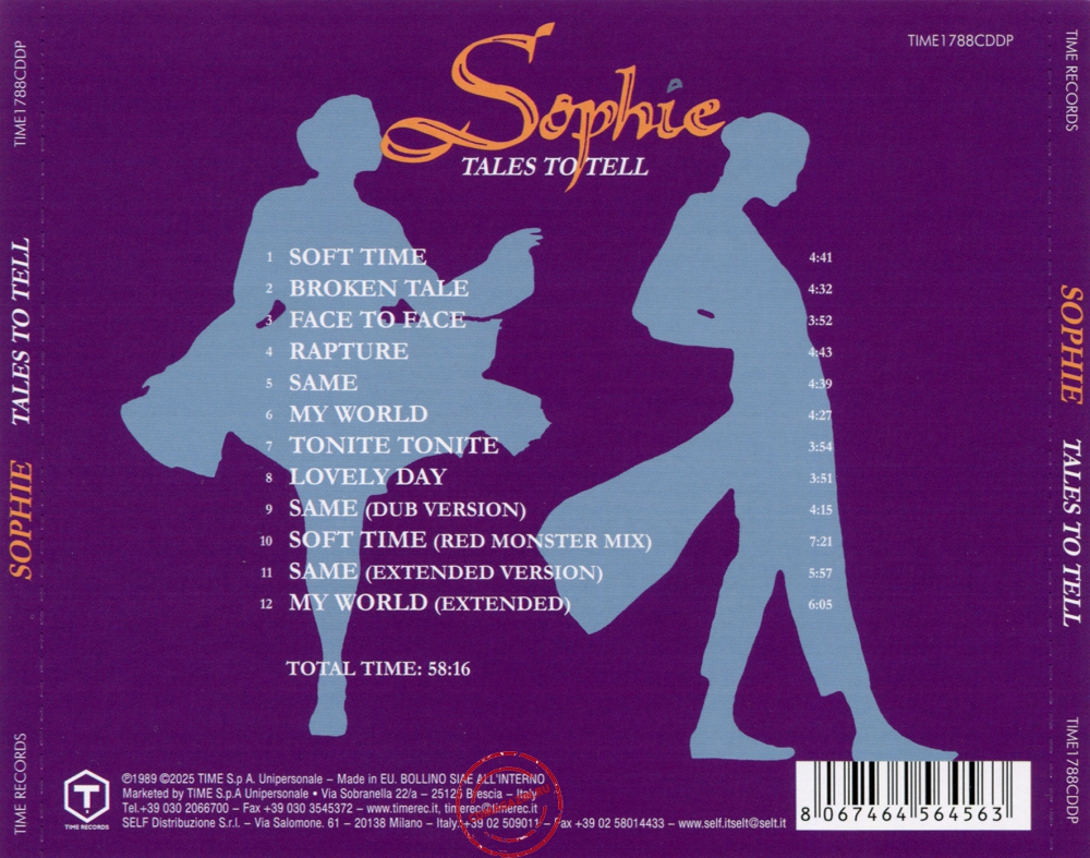 Audio CD: Sophie (1989) Tales To Tell Audio CD: Sophie (1989) Tales To Tell