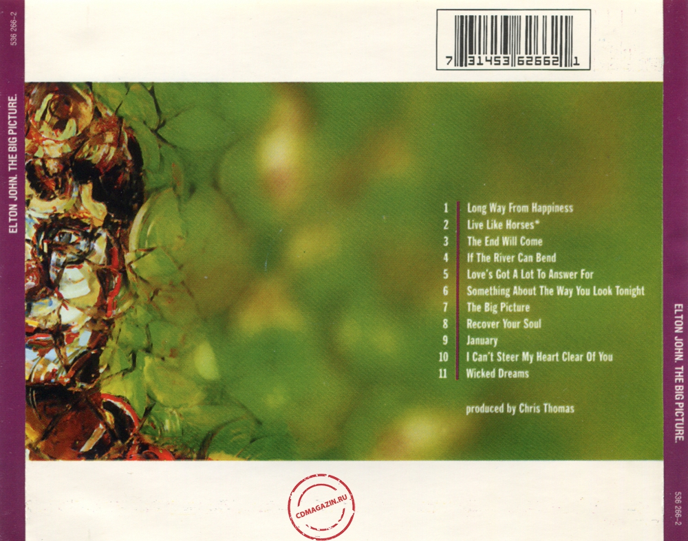 Audio CD: Elton John (1997) The Big Picture Audio CD: Elton John (1997) The Big Picture