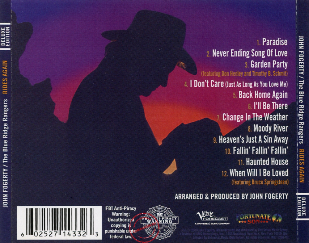 Audio CD: John Fogerty (2009) The Blue Ridge Rangers Rides Again Audio CD: John Fogerty (2009) The Blue Ridge Rangers Rides Again
