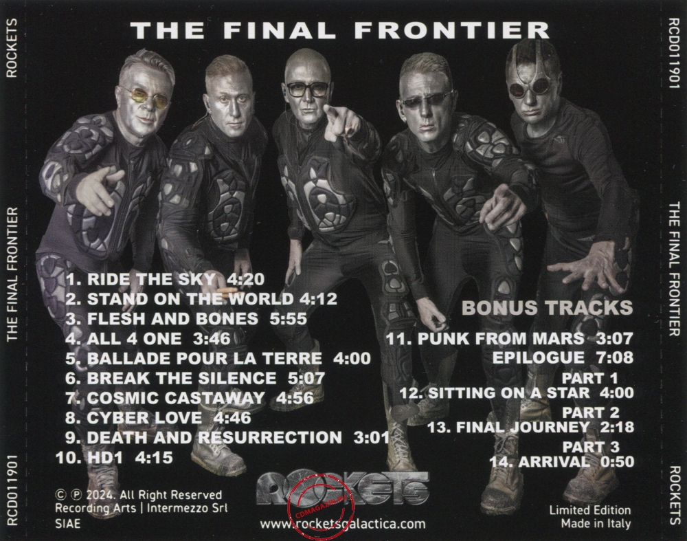 Audio CD: Rockets (2024) The Final Frontier Audio CD: Rockets (2024) The Final Frontier