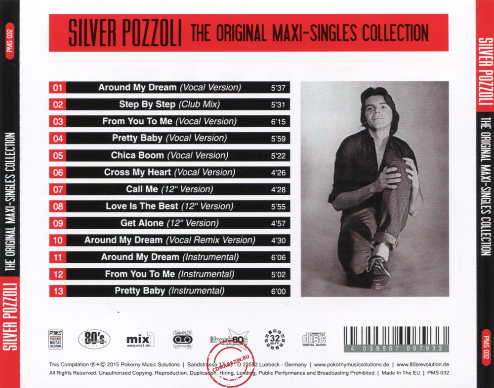 Audio CD: Silver Pozzoli (2015) The Original Maxi-Singles Collection