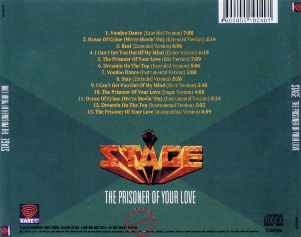 Audio CD: Stage (2) (2014) The Prisoner Of Your Love Audio CD: Stage (2) (2014) The Prisoner Of Your Love