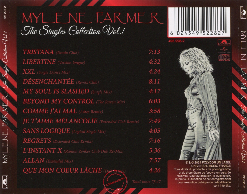 Audio CD: Mylene Farmer (2024) The Singles Collection Vol. 1