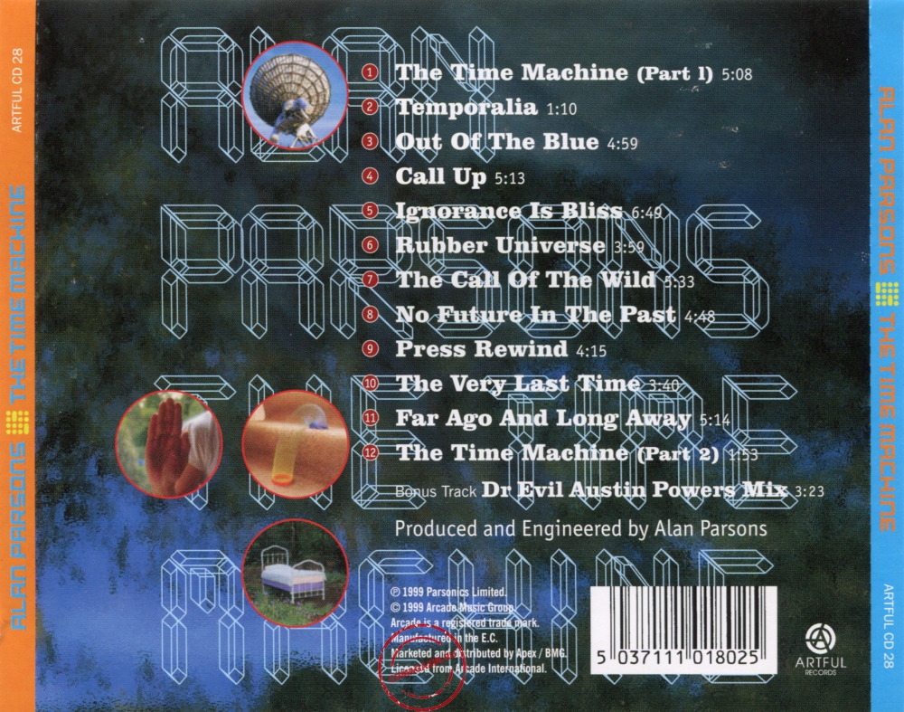 Audio CD: Alan Parsons (1999) The Time Machine Audio CD: Alan Parsons (1999) The Time Machine