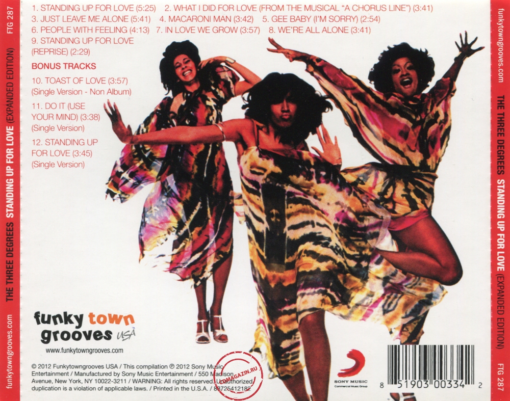 Audio CD: Three Degrees (1977) Standing Up For Love