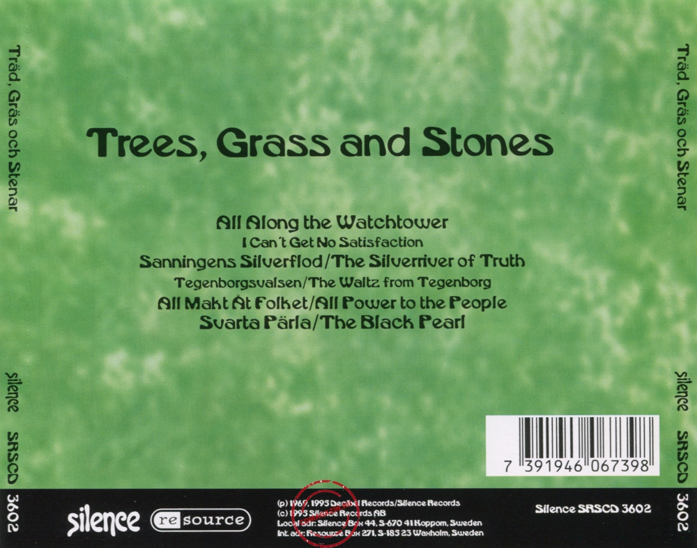 Audio CD: Trad Gras Och Stenar (1970) Trees, Grass And Stones