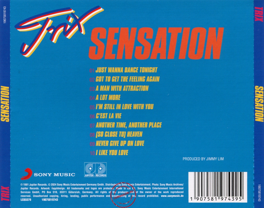 Audio CD: Trix (2) (1981) Sensation Audio CD: Trix (2) (1981) Sensation