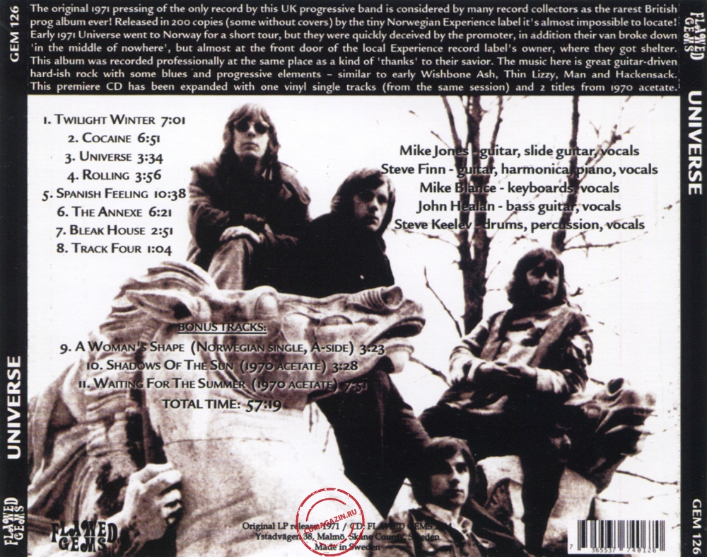 Audio CD: Universe (13) (1971) Universe Audio CD: Universe (13) (1971) Universe