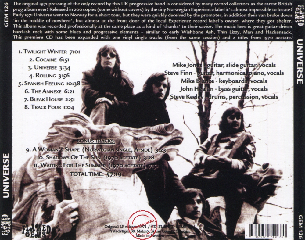 Audio CD: Universe (13) (1971) Universe