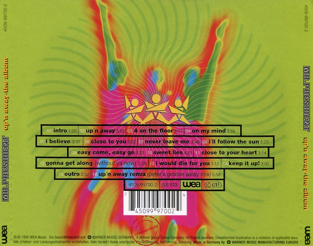 Audio CD: Mr. President (1995) Up'n Away - The Album