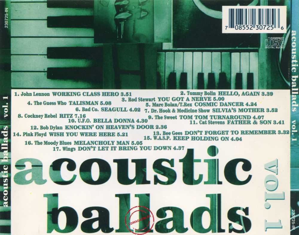 Audio CD: VA Acoustic Ballads (2000) Vol. 1